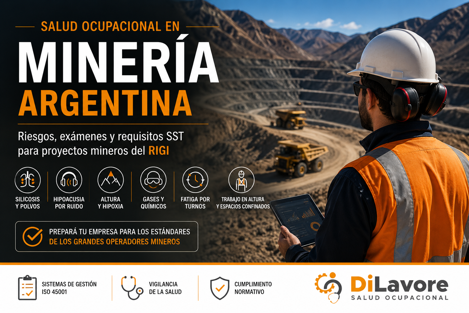 salud ocupacional minería Argentina — Di Lavore