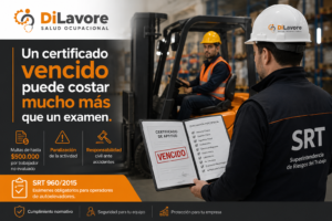 Res. SRT 960/2015: todo lo que necesitás saber sobre exámenes de autoelevadores