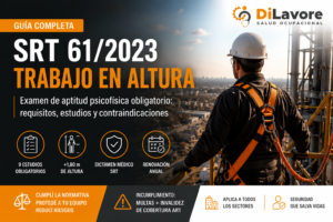 SRT 61/2023: qué exige la norma de trabajo en altura y qué pasa si no cumplís