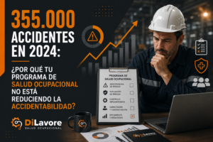 355.000 accidentes en 2024: por qué tu programa de salud ocupacional no está reduciendo la accidentabilidad